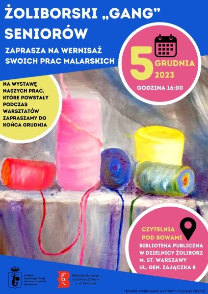 Wystawa i wernisaż prac malarskich na Żoliborzu - City Media
