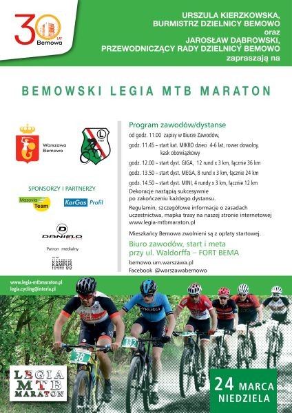 Legia MTB Maraton 2024 na Bemowie - City Media