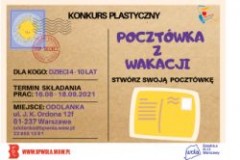 Pocztówka z wakacji - konkurs dla dzieci w Bibliotece na Woli