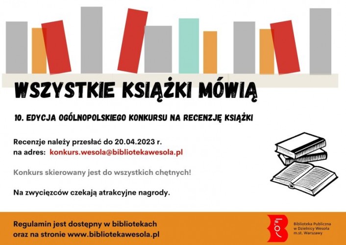 Wszystkie Książki Mówią - konkurs w Wesołej