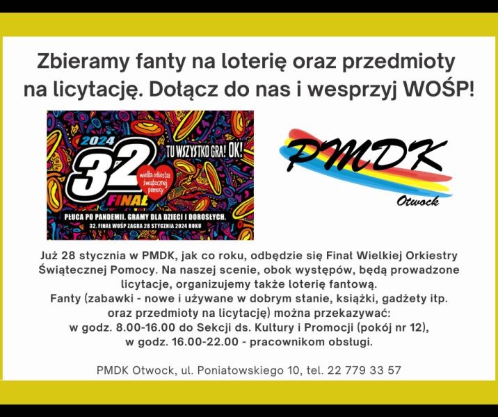 Zbiórka Fantów na 32 Finał WOŚP w Otwocku - City Media