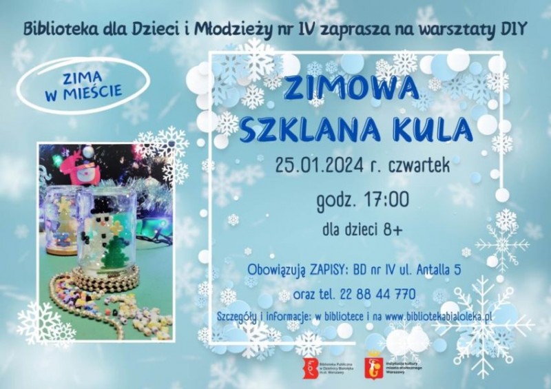 Zimowa Szklana Kula - zajęcia na Białołęce - City Media