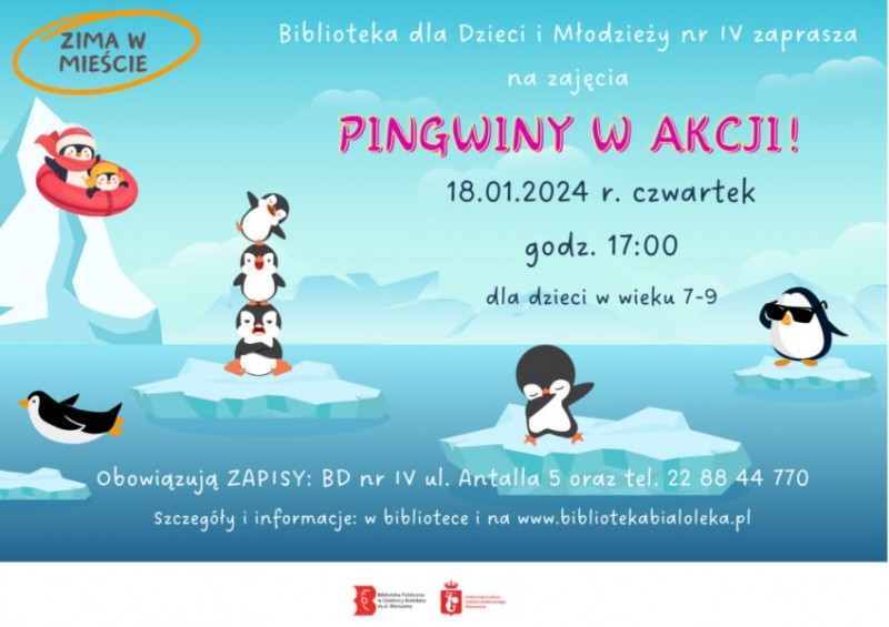Pingwiny w akcji na Białołęce - City Media