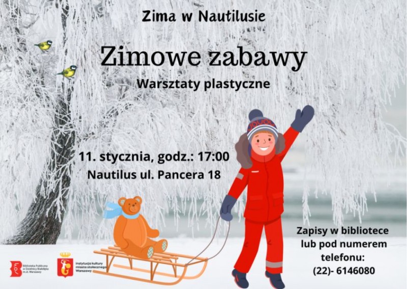 Zimowe zabawy - warsztaty na Białołęce - City Media