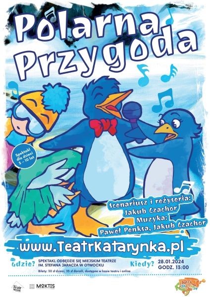 Polarna przygoda - spektakl dla dzieci w Otwocku - City Media