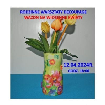 Wazon na wiosenne kwiaty - warsztaty w Wawrze - City Media