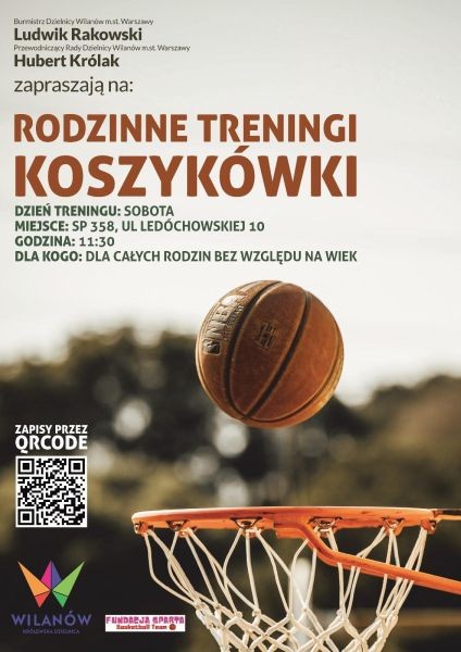 Rodzinne treningi koszykówki na Wilanowie - City Media