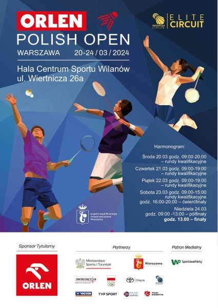 Orlen Polish Open w badmintonie w Wilanowie - City Media