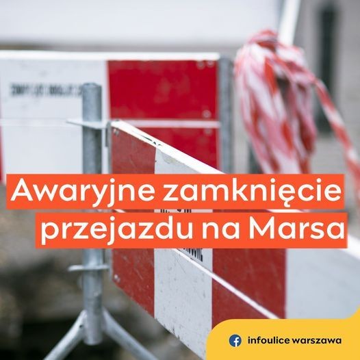 Awaryjne zamknięcie przejazdu na Marsa w Rembertowie