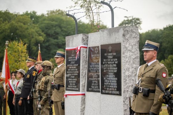 Upamiętnienie odbicia obozu Gęsiówka na Woli