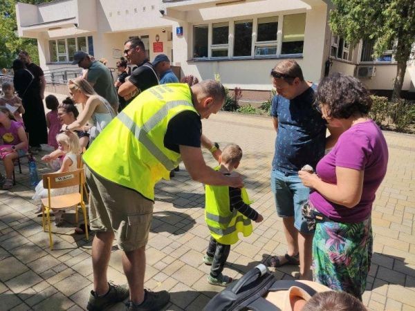 Rozmowy o bezpieczeństwie z przedszkolakami na Białołęce