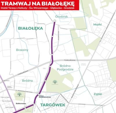 Projektant trasy tramwajowej na Zieloną Białołękę