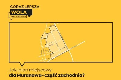 Plan miejscowy dla Muranowa na Woli - część zachodnia