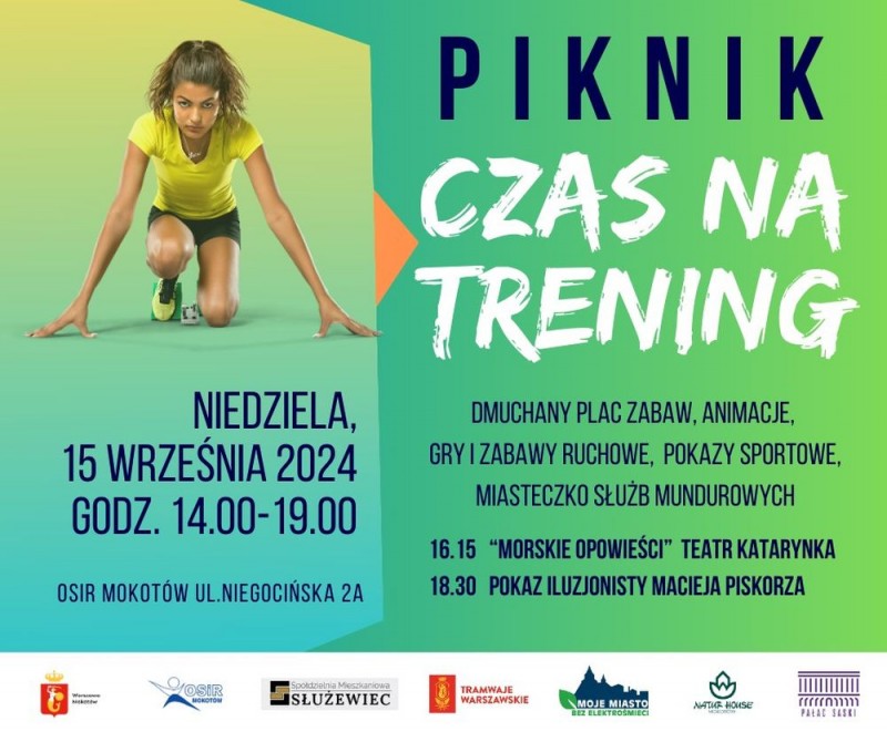 Czas na trening - piknik na Mokotowie - City Media