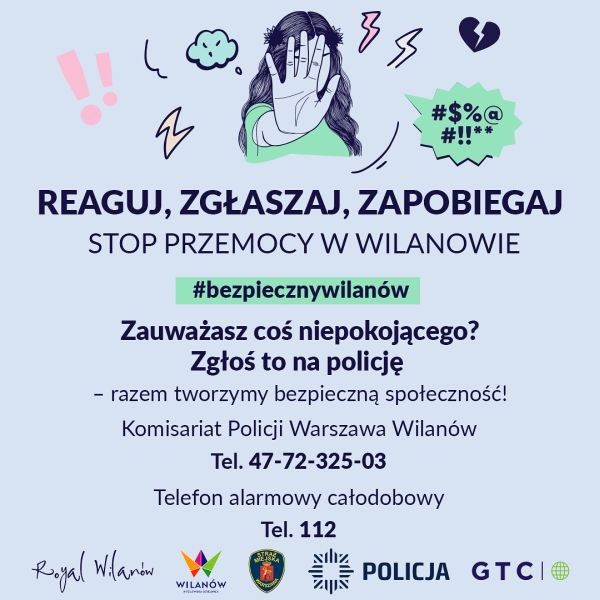 STOP przemocy w Wilanowie - akcja społeczna