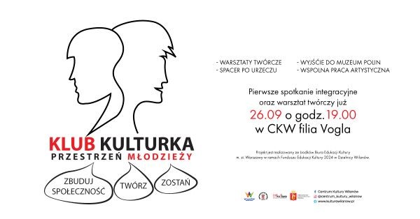 Klub Kulturka - przestrzeń dla młodzieży w Wilanowie - City Media