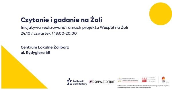 Czytanie i gadanie na Żoliborzu - City Media