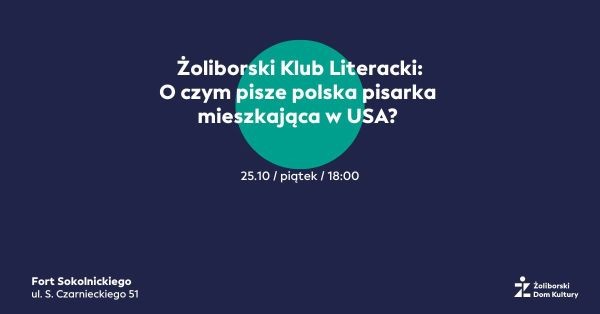 Żoliborski Klub Literacki - popołudnie z Aleksandrą Ziółkowską-Boehm - City Media