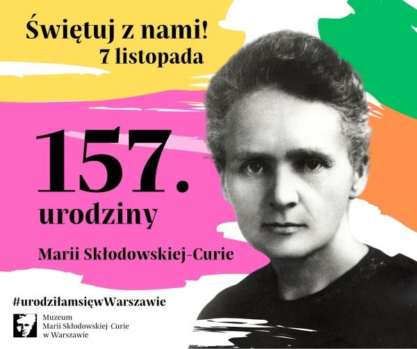 Świętujmy razem urodziny Marii Skłodowskiej-Curie w Śródmieściu - City Media