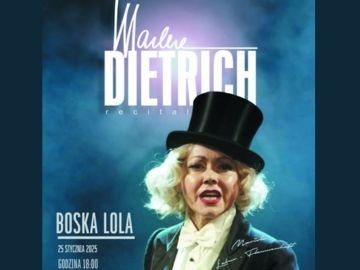 Marlene Dietrich Boska Lola - recital Marioli Łabno w Wawrze - City Media