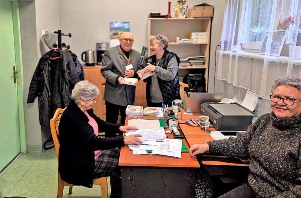 Spotkanie z Zarządem Białołęckiego Oddziału PZERiI