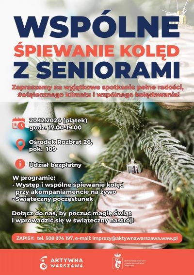 Śpiewanie Kolęd z Seniorami w Śródmieściu - City Media