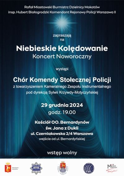 Niebieskie Kolędowanie - koncert na Mokotowie - City Media