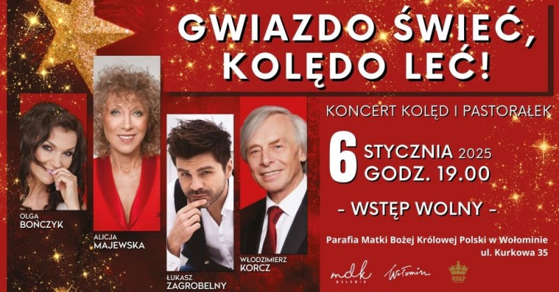 Miejski Dom Kultury w Wołominie, Wołomin i Parafia Matki Bożej Królowej Polski zapraszają na wyjątkowy koncert - City Media